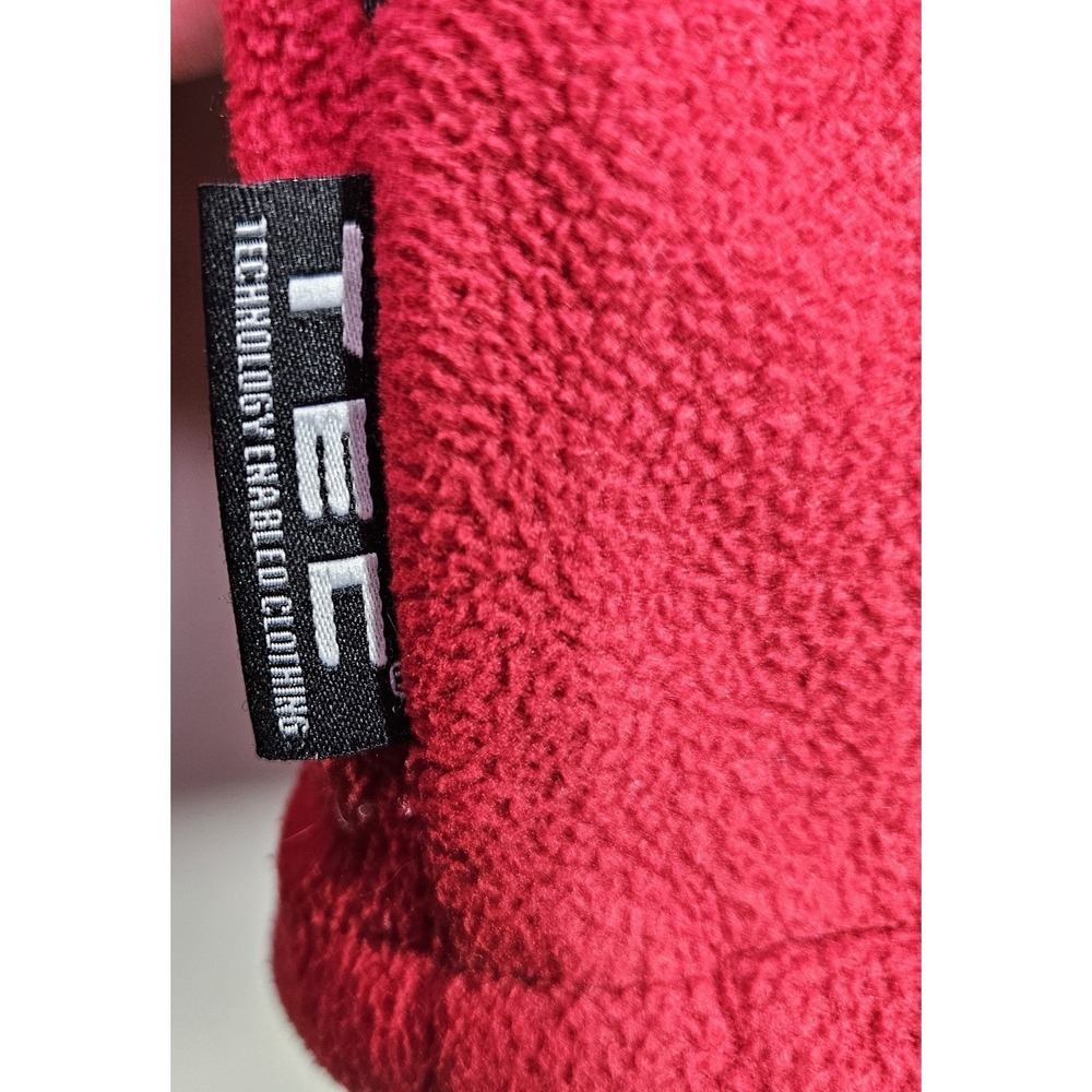 ScotteVest 1/4 Zip Microfleece Pullover Mens S Red Travel Outdoor TEC Vented - Picture 5 of 13